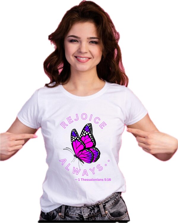 female white graphic t-shirt